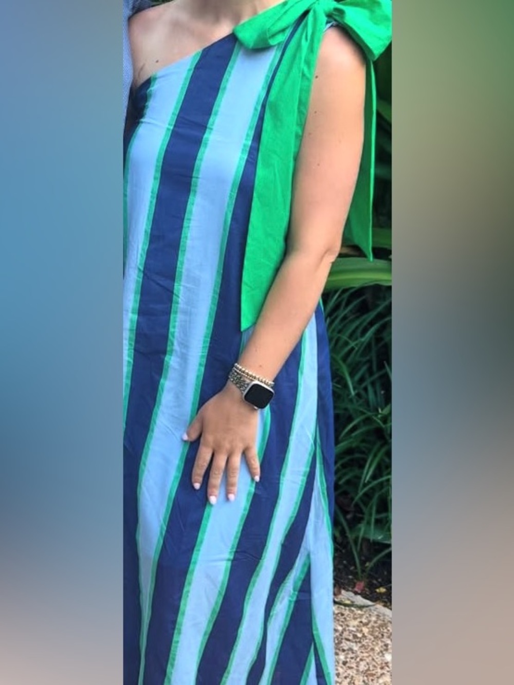 Entro One Shoulder Dress Large